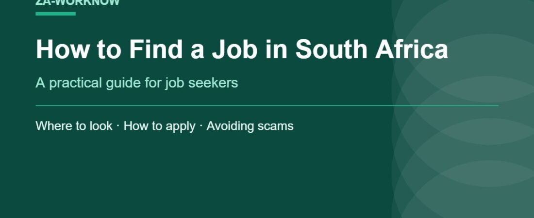 How to Find a Job in South Africa: A Practical Guide for Job Seekers